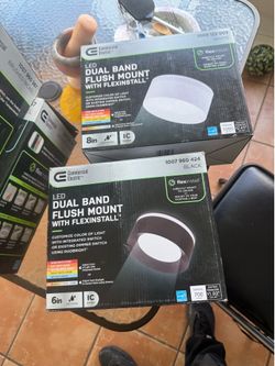 led dual band flush mount (comercial electric)