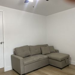 L-shape Sofa Bed With Storage, Used Only 6 Months 