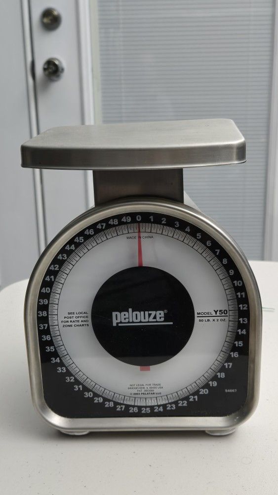 Precision  Pelouze Scale Up To 50 Lbs, Aluminum 