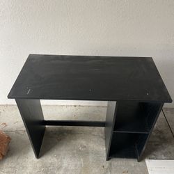 Small Black Desk 