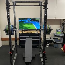 Rogue Monster Rack, Bench, And Cups