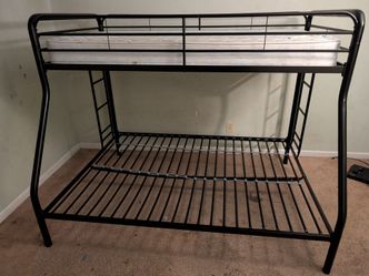 Bunk bed metal twin over full