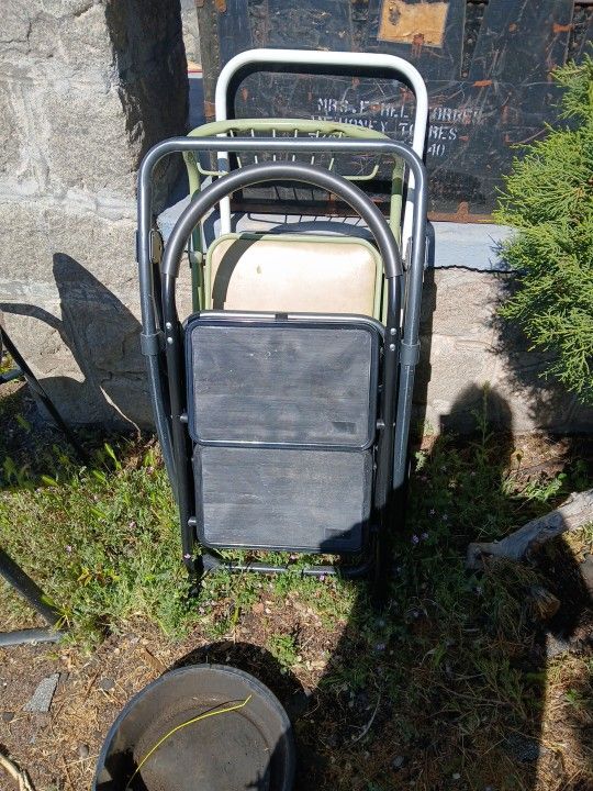 Three Short Step Ladders