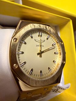 NEW Invicta 5 link specialty GOLD watch