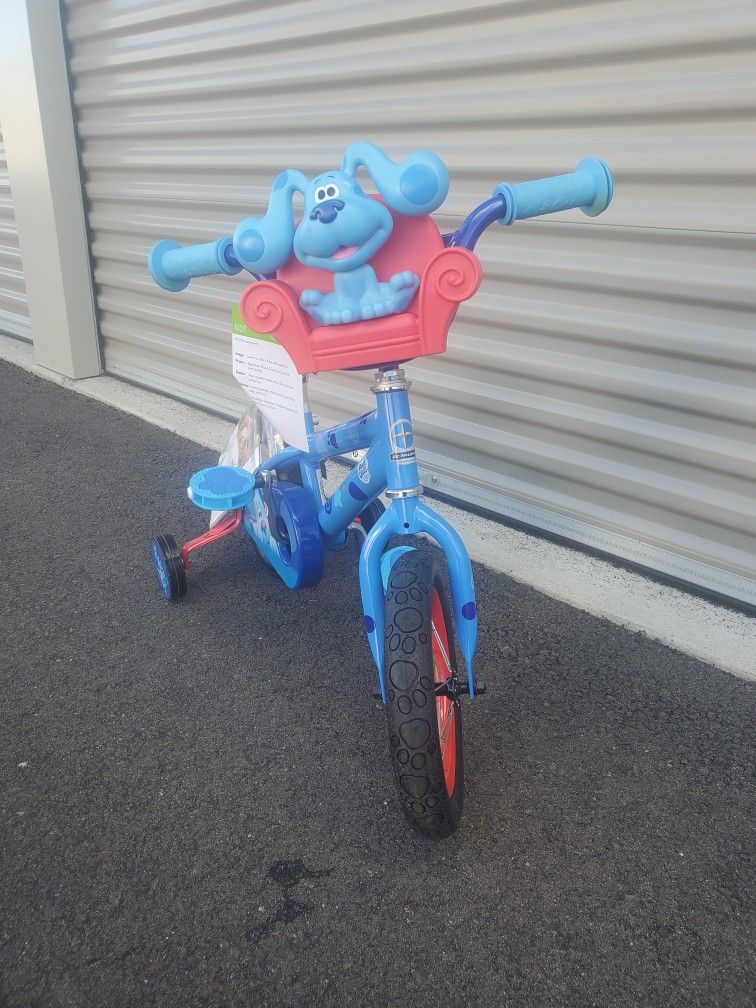 Kids New 12" Blues Clues Bicycle