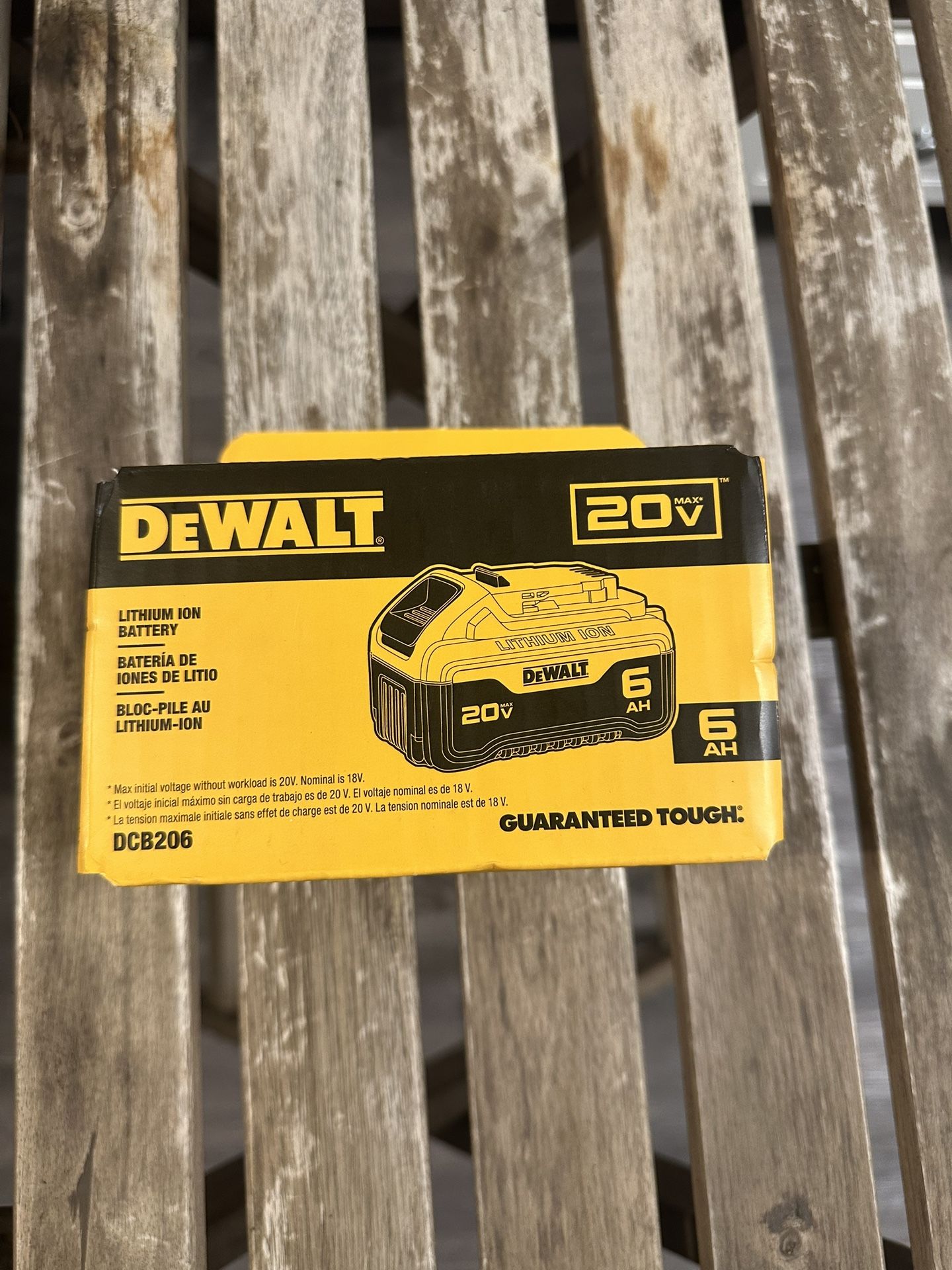 Dewalt battery 6ah