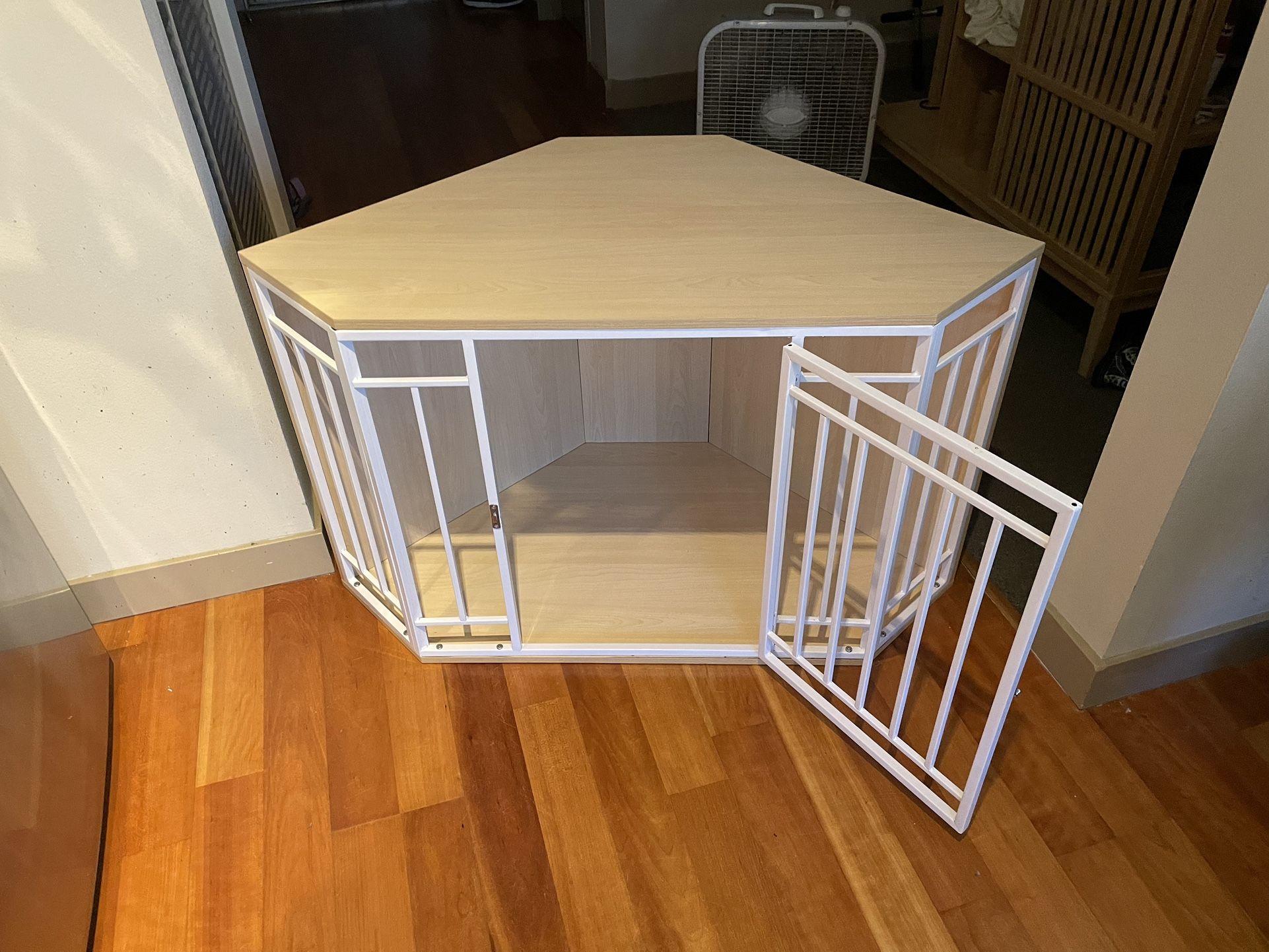 MEWOO Corner Dog Crate/Kennel