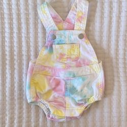 Baby Girl Jean Rompers