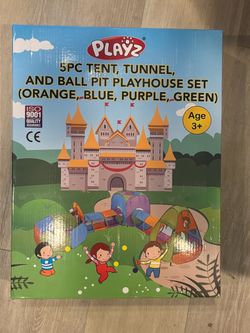 Playz 5 piece tent and ball pit