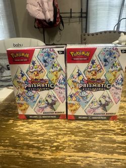 Pokemon Prismatic booster bundles