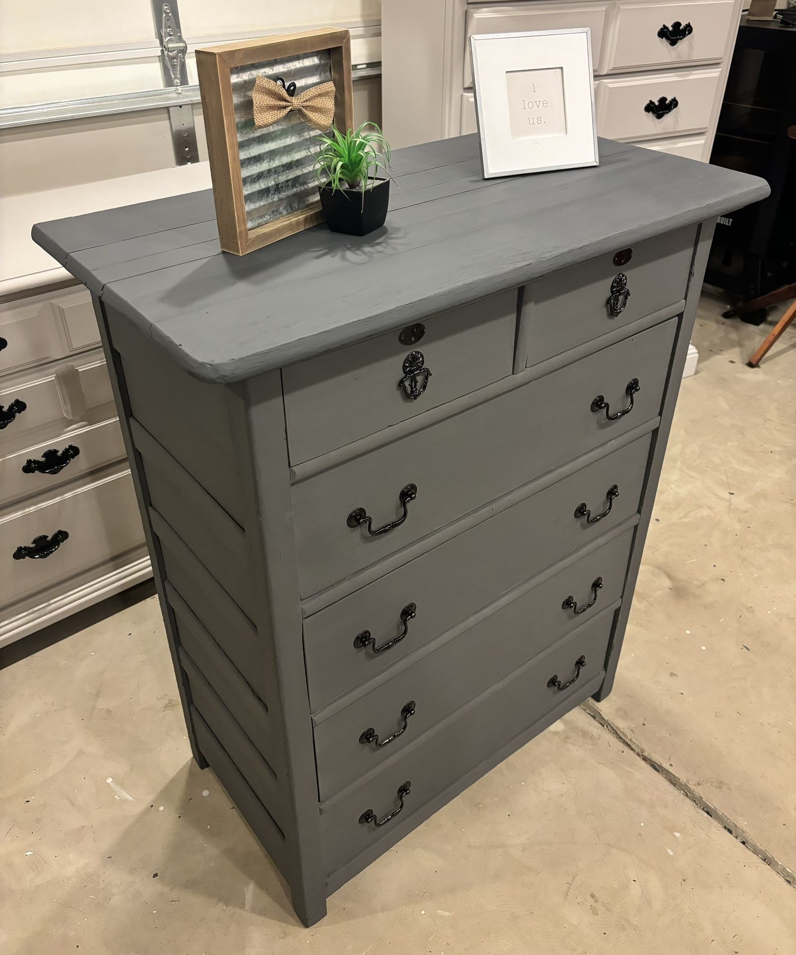 Refinished Antique Dresser 