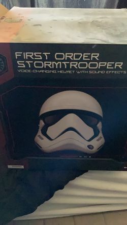 Collectible First Order, Storm Trooper Helmet!