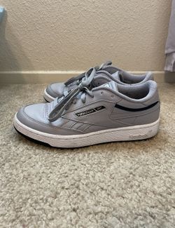 Gray Reeboks