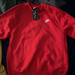 Red Nike Sweatshirt 
