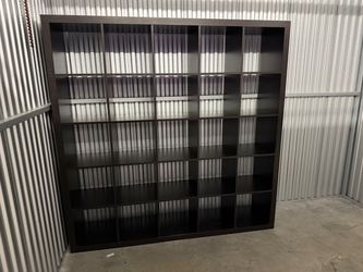 IKEA Large Dark Brown Cube Shelving Unit
