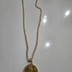 14k Necklace And Pendent 