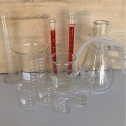 Pyrex Labware Bundle, Used From Tincture Work