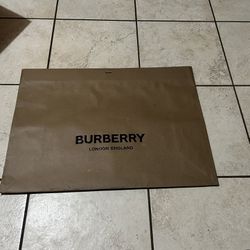 Burberry Brown Shopping Bag