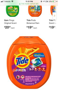 Tide /gain pods