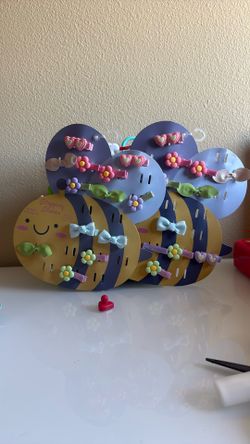 Baby Girl Hair Clip Set – Flowers & Bows  See Pic 