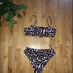 Cheetah Print Swim Suit