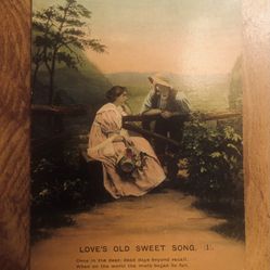 Antique Valentines Day Used With One Cent Stamp Postcard-Early 1900s