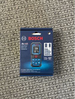 Bosch BLAZE 165 ft. Dual Power Battery Laser Distance Tape Measuring Tool w/ Color Screen & Measurement Rounding
