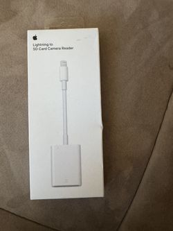 Original Apple Lightning to SD Card Camera Reader A1595 Genuine Authentic