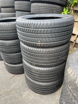 275/40R20 Bridgestone run flat 275/40/20 set of used tires in great condition 400$ for 4 tire plus tax. Installation available but not included. Whee
