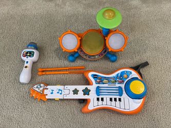 Vtech Drums, Piano, Guitar & Microphone