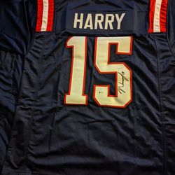 N'keal Harry Signed Patriots Jersey 