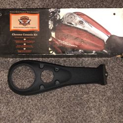 Harly-Davidson Oem Fuel Tank Console Cover And Electrical Panel Cover Black 