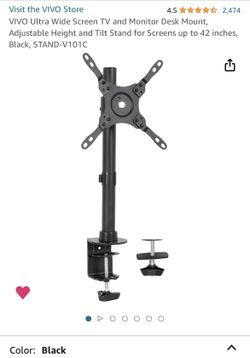 Black Vivo Ultrawide Screen TV and Monitor Mount