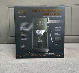 Thyme & Table Barista Mini Espresso Machine, 15-Bar Pressure, Steam Wand, Dusty Moss BRAND NEW