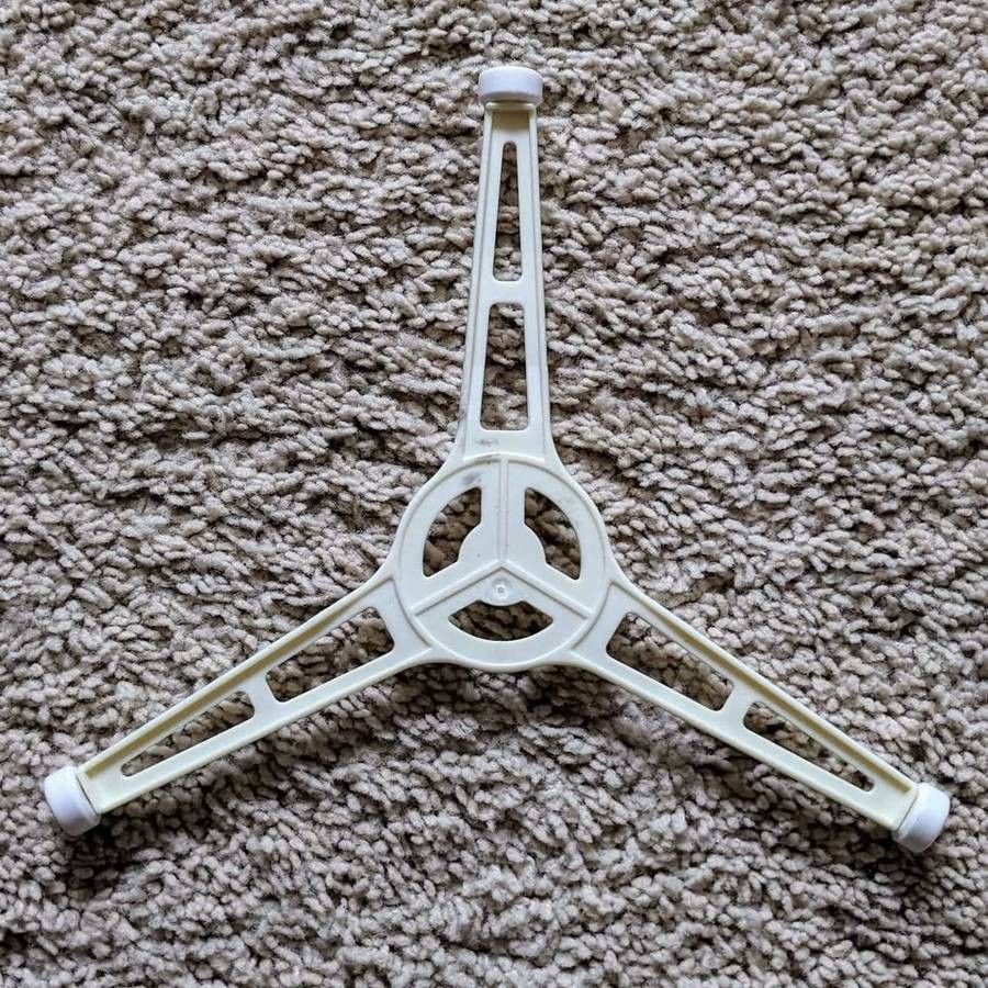 9" microwave oven Y-shaped plastic triple arm roller ring support bracket for glass turntable