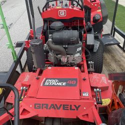 2023 Gravely Pro-Stance 48” Stand-On Mower – Mulch Kit – Low Hours – $6,500 OBO
