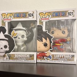 One Piece Luffy and Brook Anime Funko Pop For Trade 