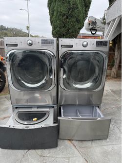 XXL washer and gas dryer