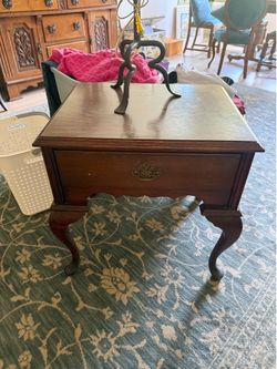 Set of two cherry wood nightstand