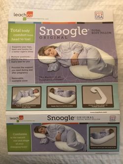 (SOLD)Snoogle original W/ pillow cover & case.