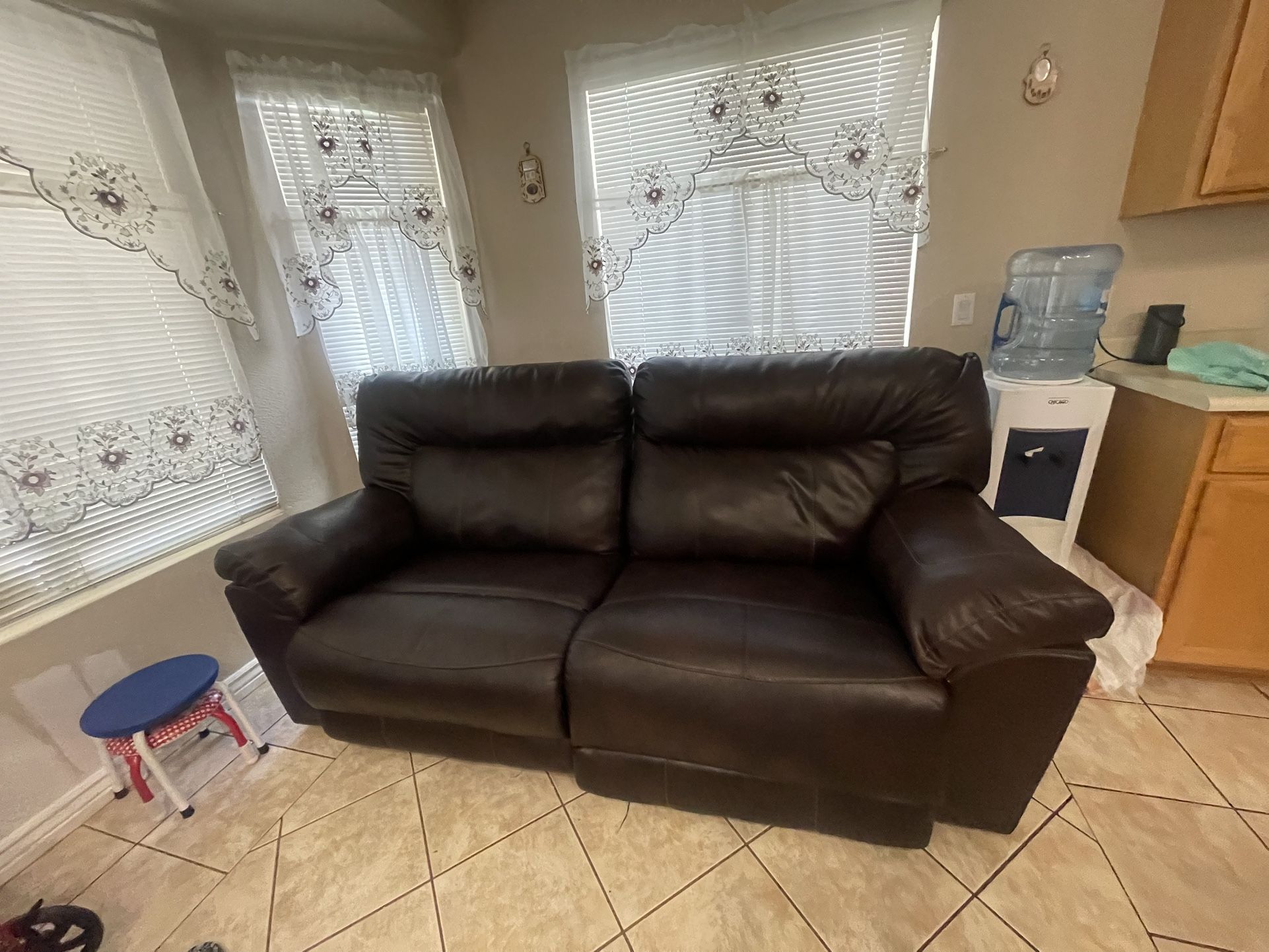 Leather Sofa Reclining