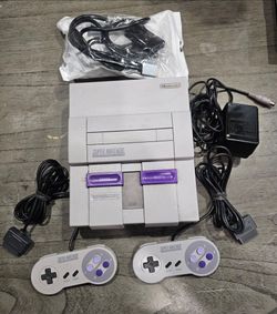 Used - $125 Super Nintendo Console SNES System with HDMI Adapter