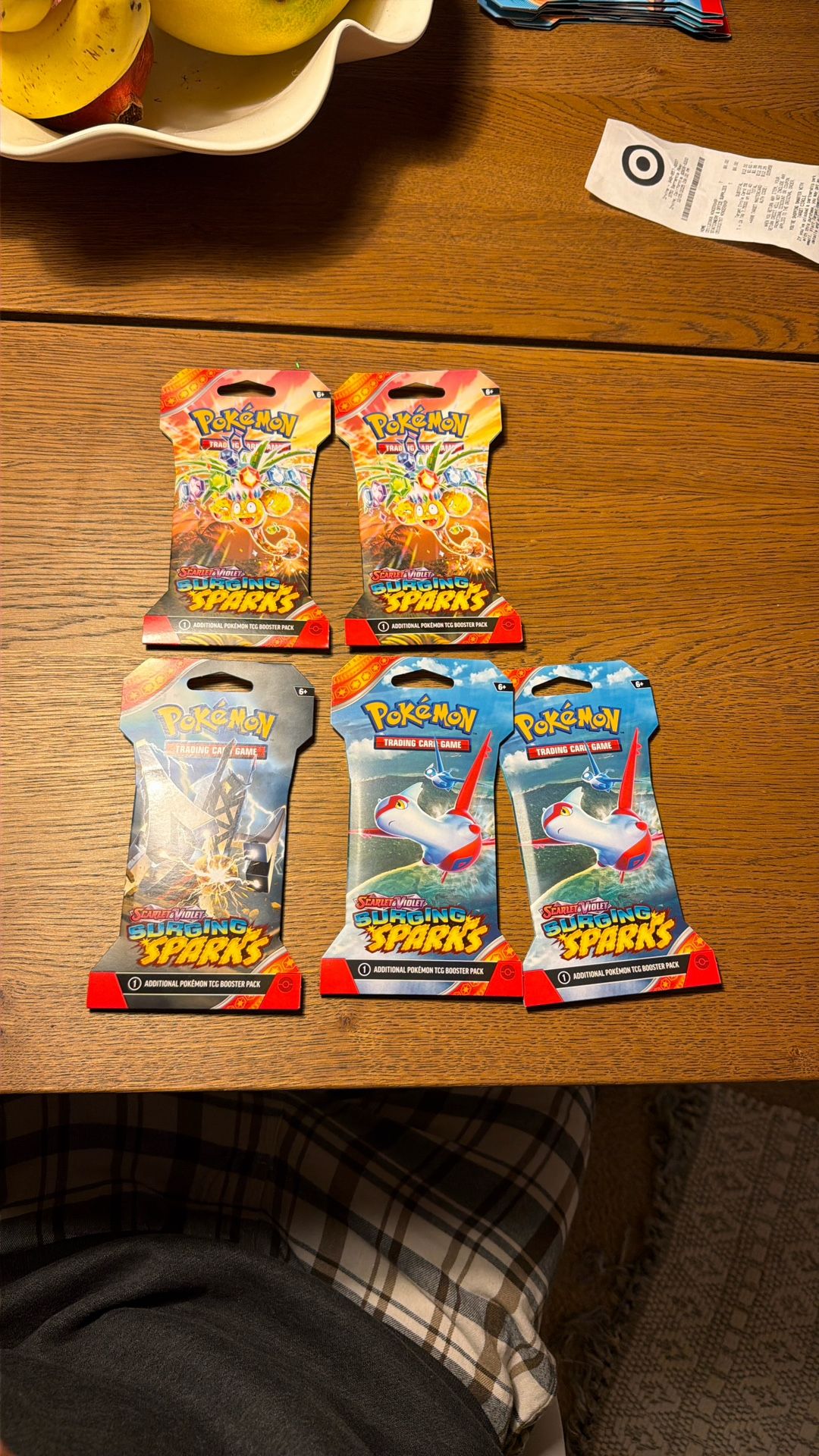 Pokémon Surging Sparks Packs Sealed Brand New 