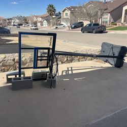 Used basket ball free stand hoop