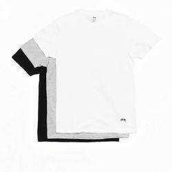 Stussy Multi Pack XL plain Tees