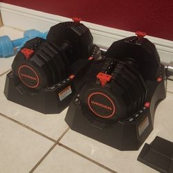 Adjustable Dumbbell Set 10-50lb