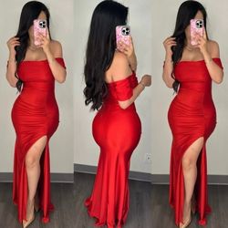 Red Maxi Dress 