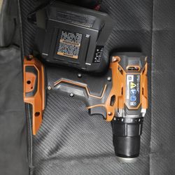 Ridgid 18v Drill With Charger