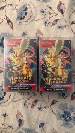 Pokemon Cards Ascended Heroes Booster Bundle