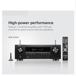 Brand New sealed in the box Denon AVR-S760h 8k Reciever (Selling For $517+tax on Amazonl